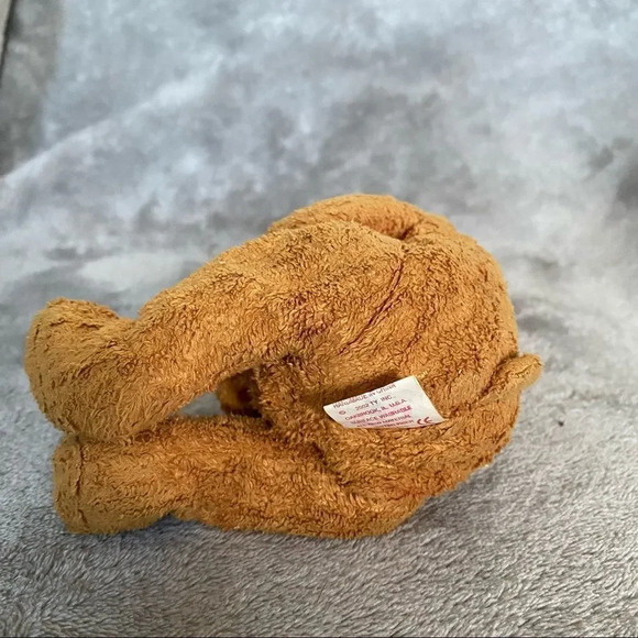 TY beanie babies 6” woody brown bear bean plush stuffed animal plaid bow - Picture 6 of 8